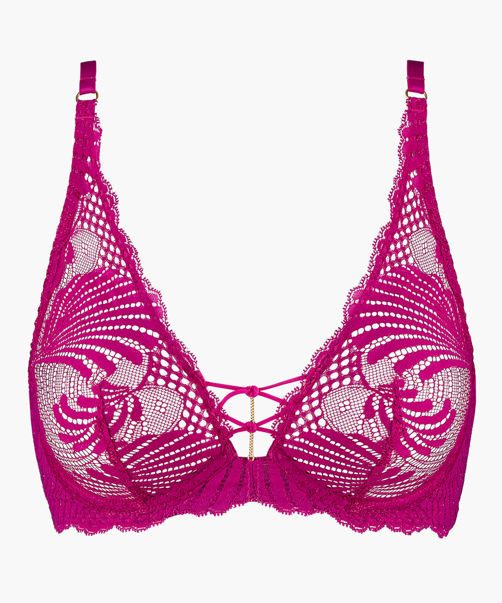 Rythm of Desire Soutien-gorge Triangle avec armatures Rose éclatant