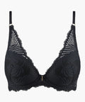 Rythm of Desire Soutien-gorge foulard décolleté plongeant Noir