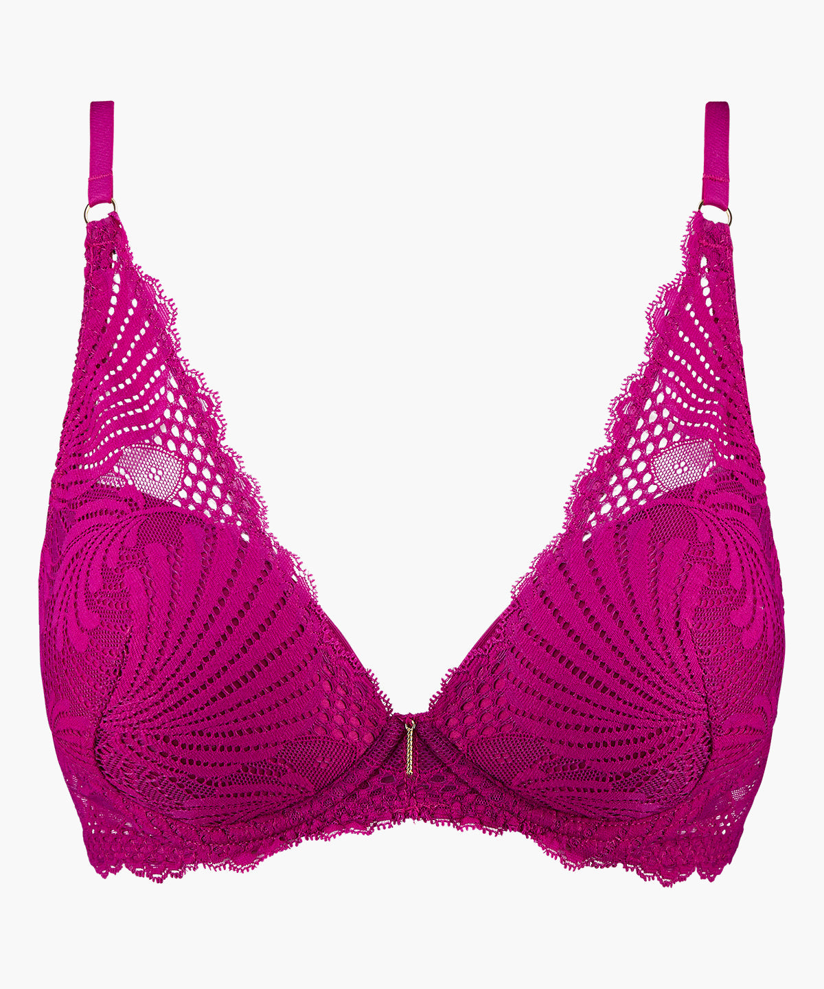 Rythm of Desire Soutien-gorge foulard décolleté plongeant rose radieux