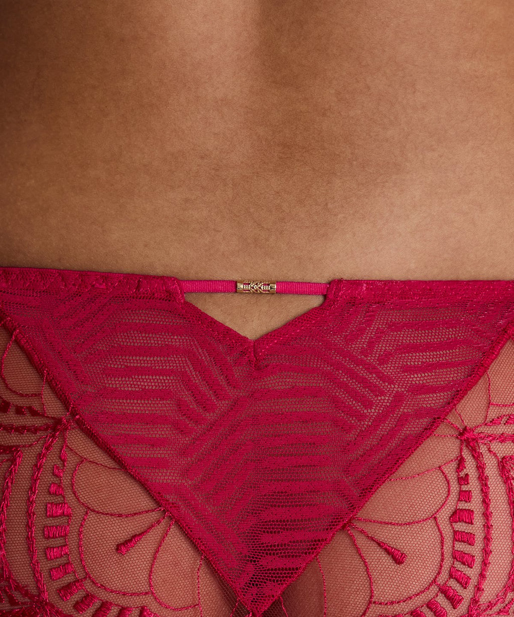 Vibes Culotte Italienne Rouge Love et Uni Bordeaux