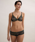 Vibes Soutien-gorge Triangle avec armatures Mysterious Green
