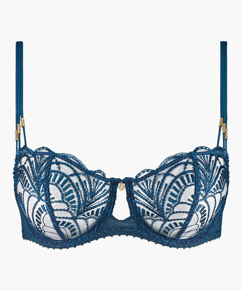 Vibes Soutien-gorge Corbeille à armatures Cyan Foncé