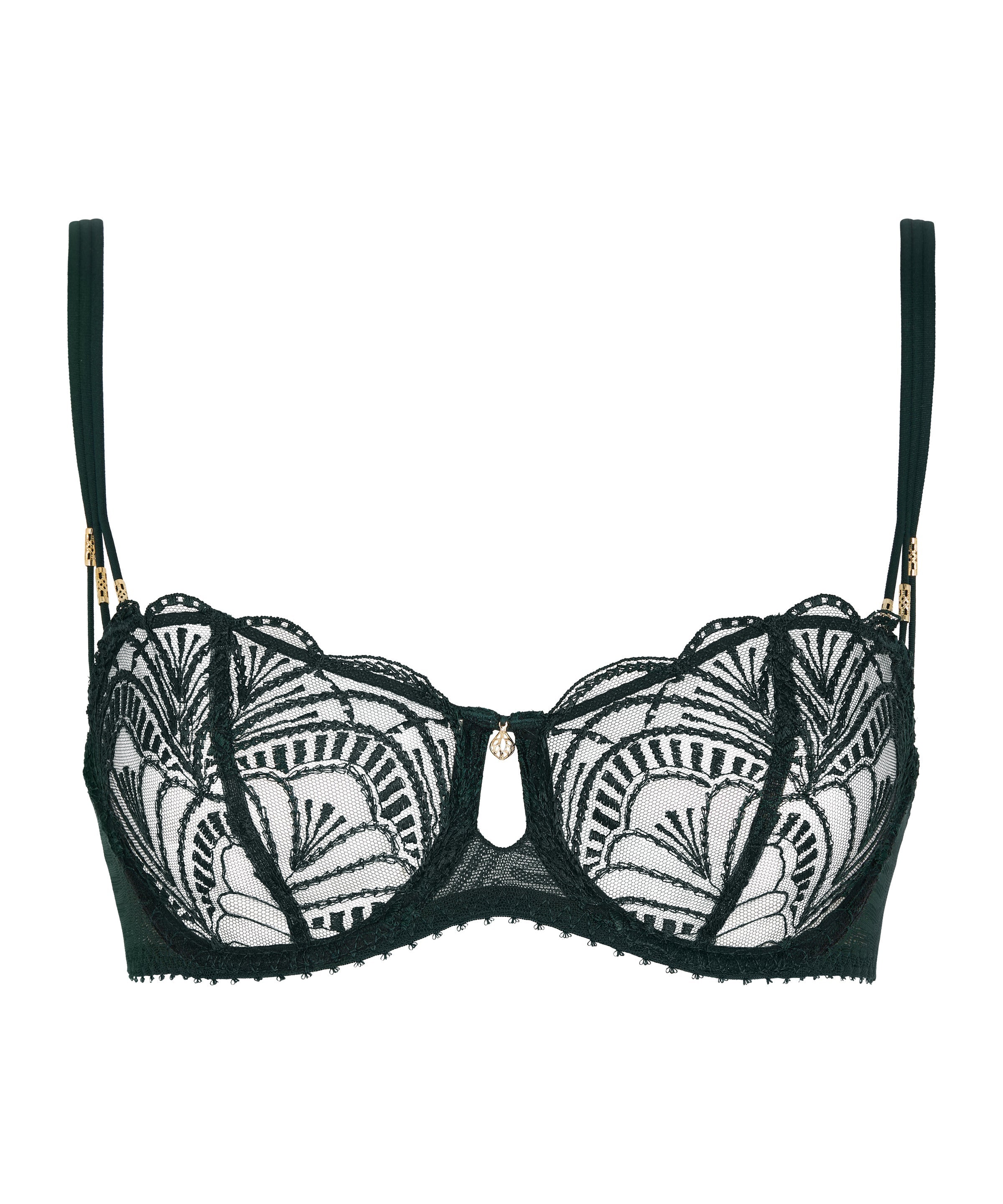 Vibes Soutien-gorge Corbeille avec armatures Mysterious Green