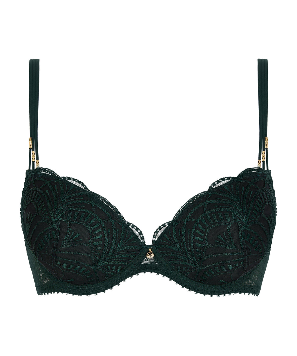 Vibes Soutien-gorge Push-up coques Mysterious Green