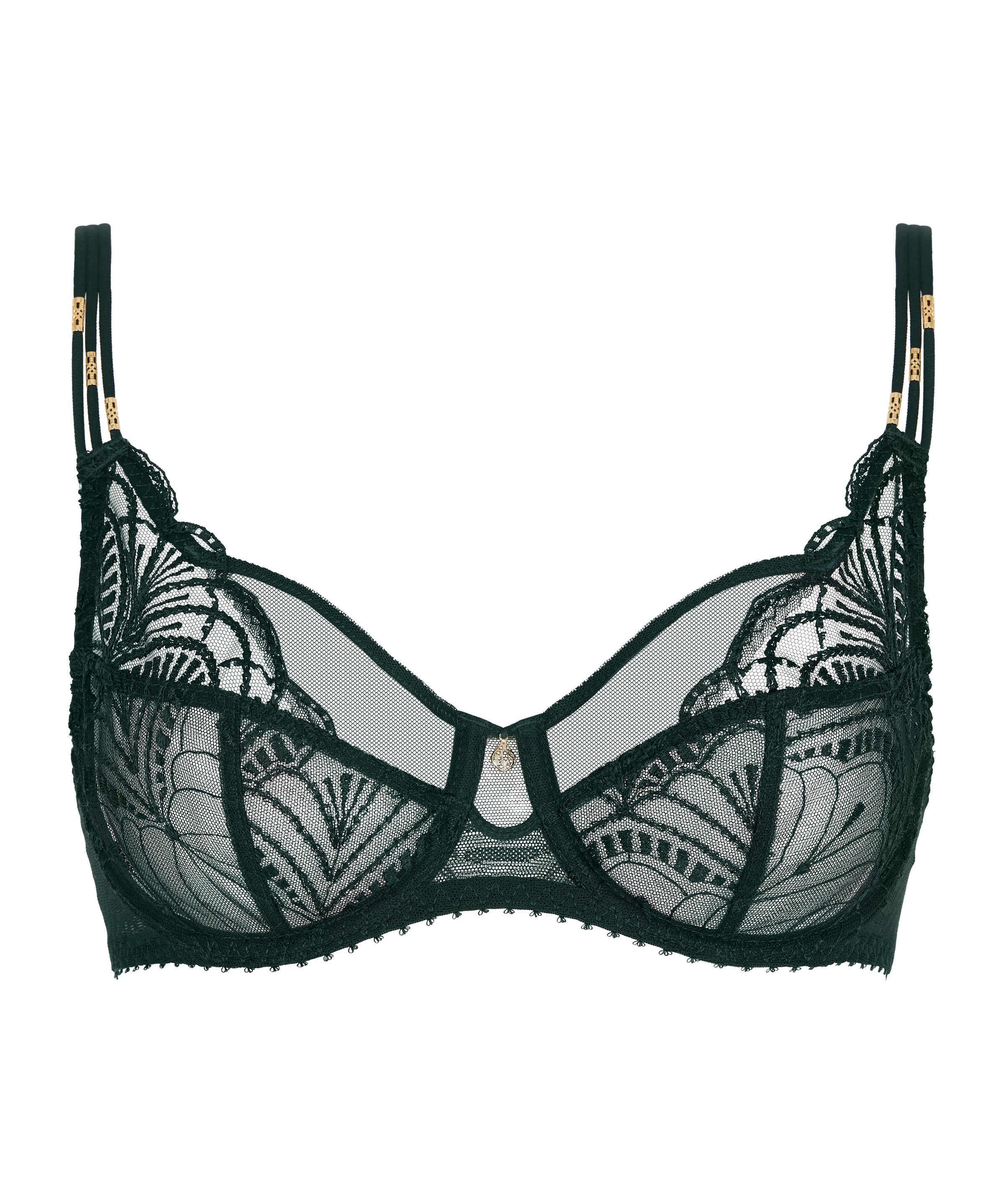 Vibes Soutien-gorge Emboîtant Foulard Mysterious Green
