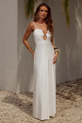 Robe longue Kalena décolletée