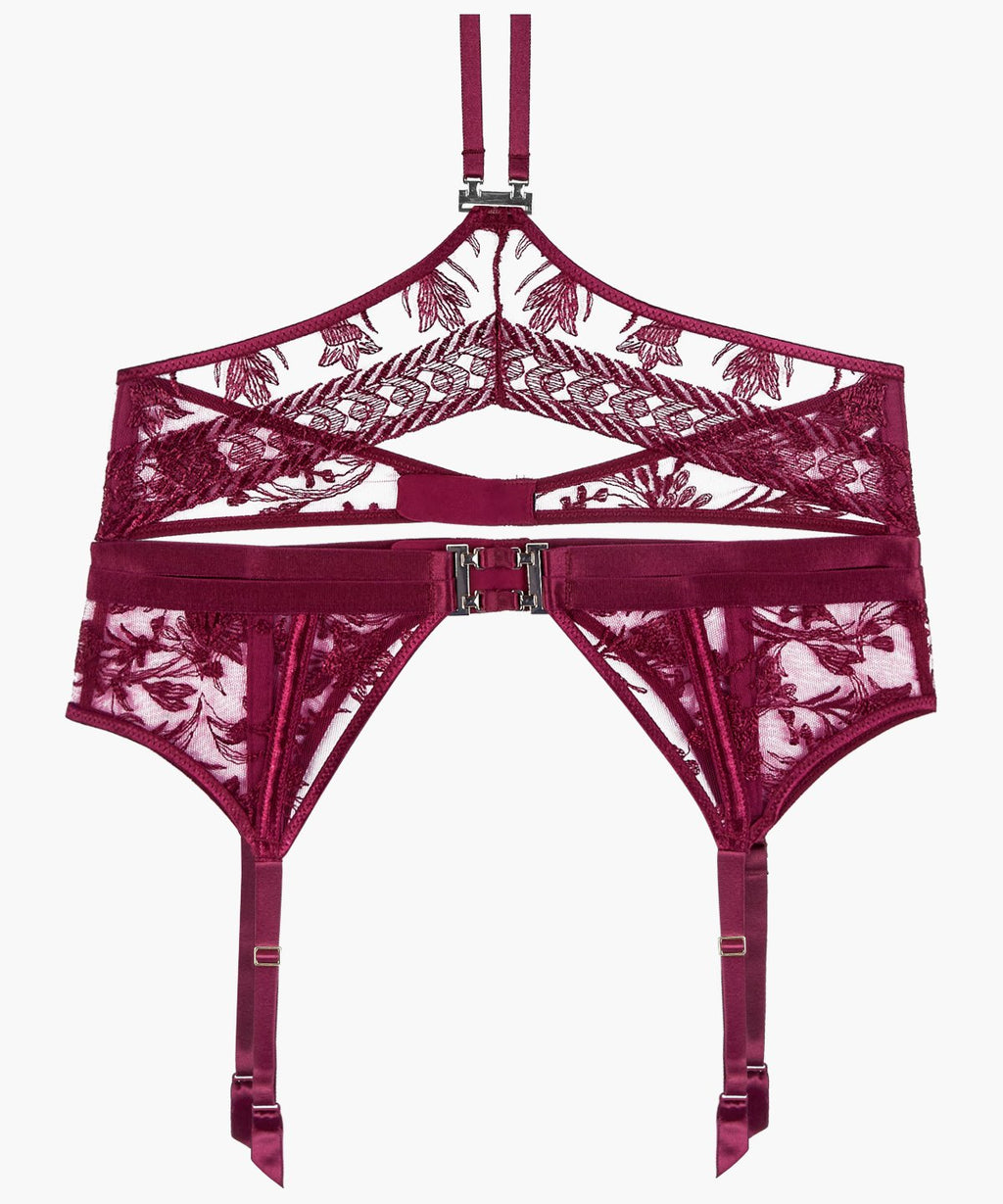 Magnetic Spell Porte-jarretelles Crimson Red