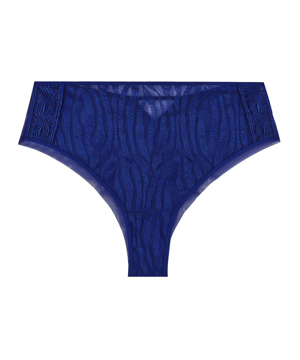 Culotte taille haute Wild Pulse Blue Sensation