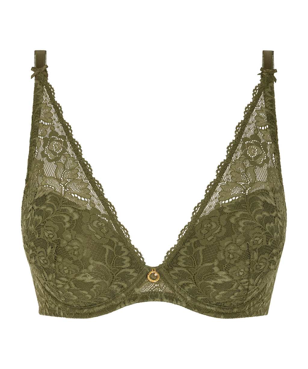 Rosessence Soutien-gorge Plunge foulard Moss