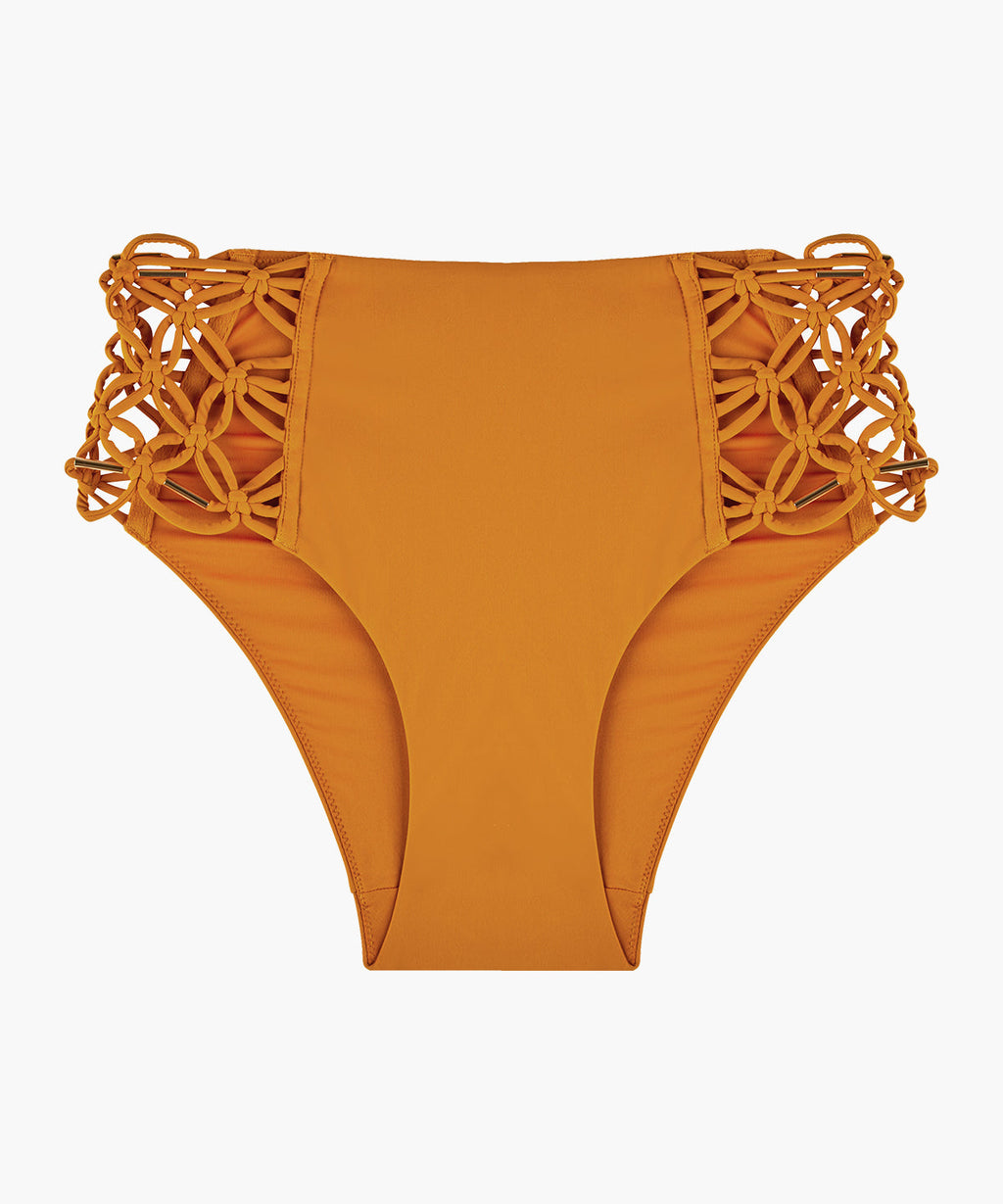 Gipsy Muse Bas de maillot de bain taille haute Saffron