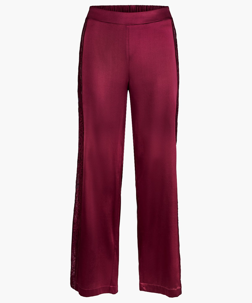 Pantalon Chuchotis de Minuit Rouge Cramoisi