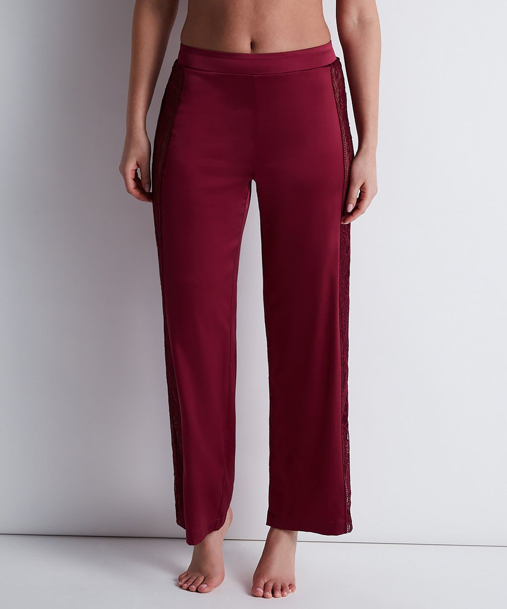 Pantalon Chuchotis de Minuit Rouge Cramoisi