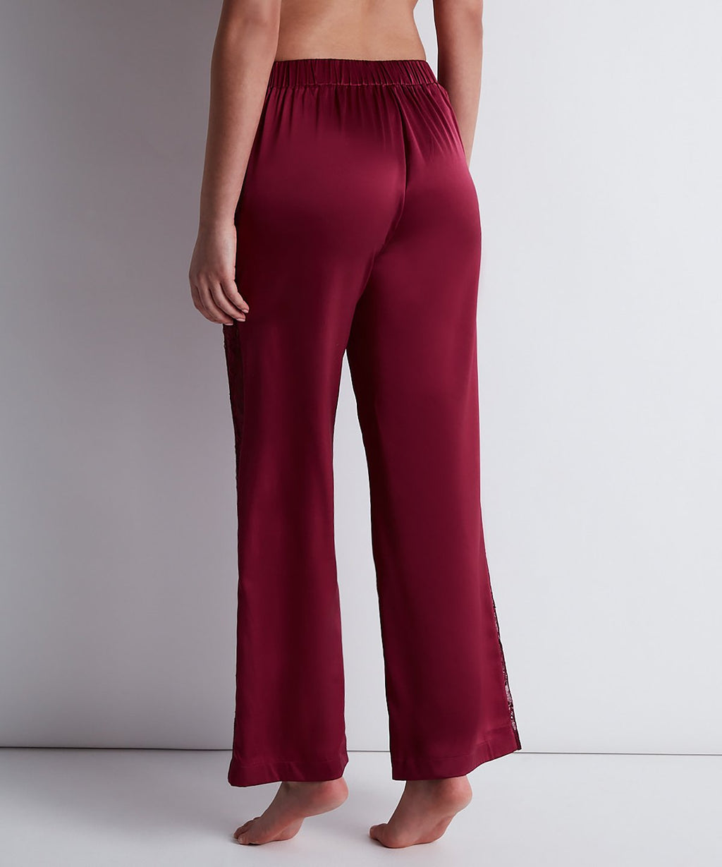 Pantalon Chuchotis de Minuit Rouge Cramoisi