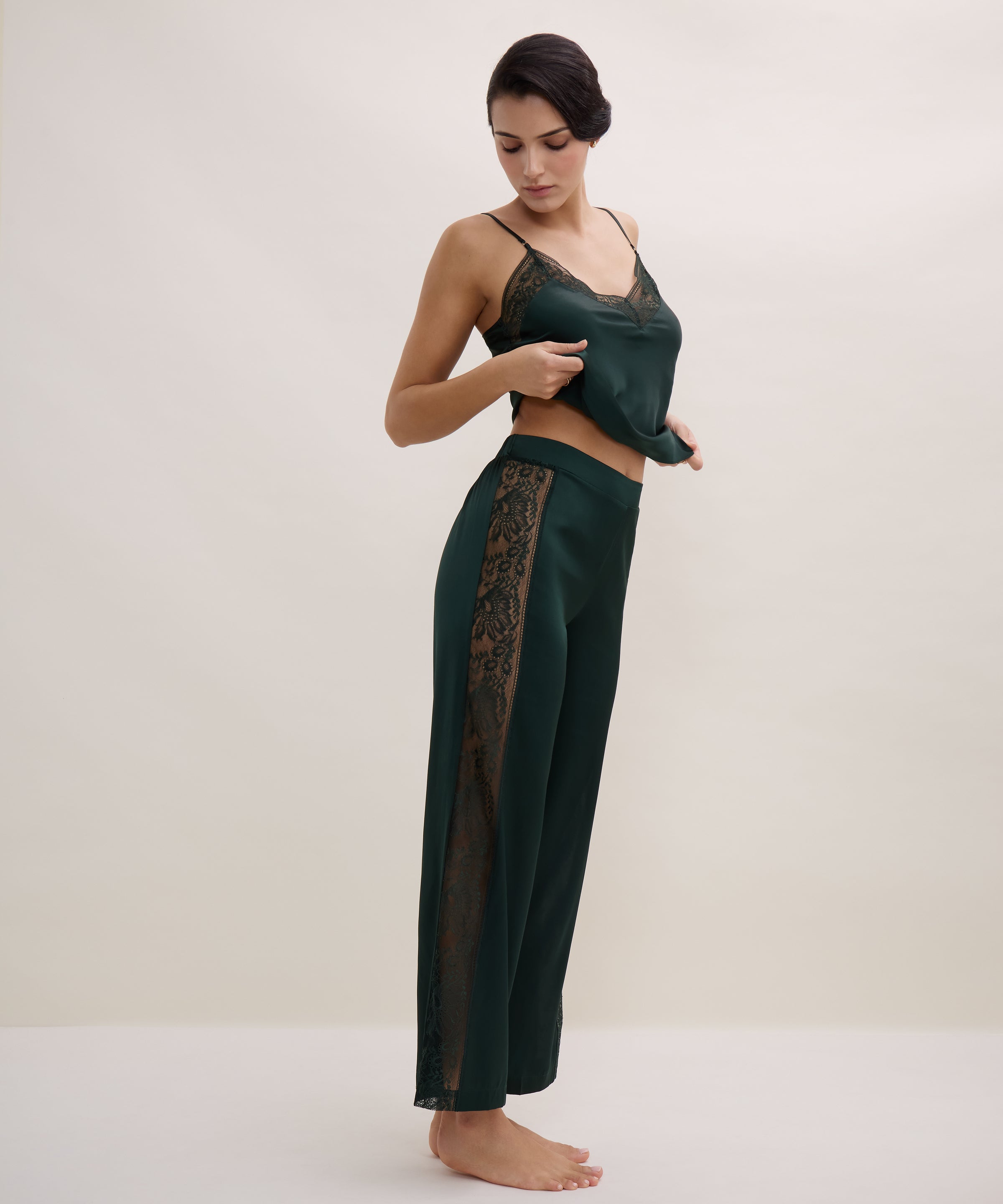 Midnight Whisper Pantalon Mysterious Green