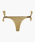 Sunlight Glow Bas de maillot de bain tanga Or Antique