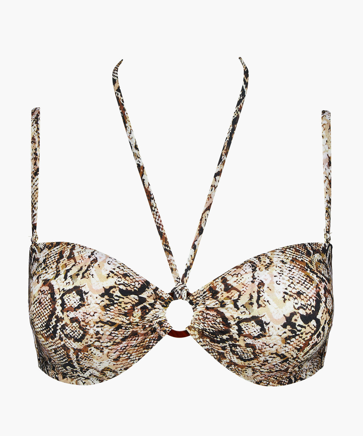 Fierce Spirit Haut de maillot de bain Bandeau coques amovibles Serpent
