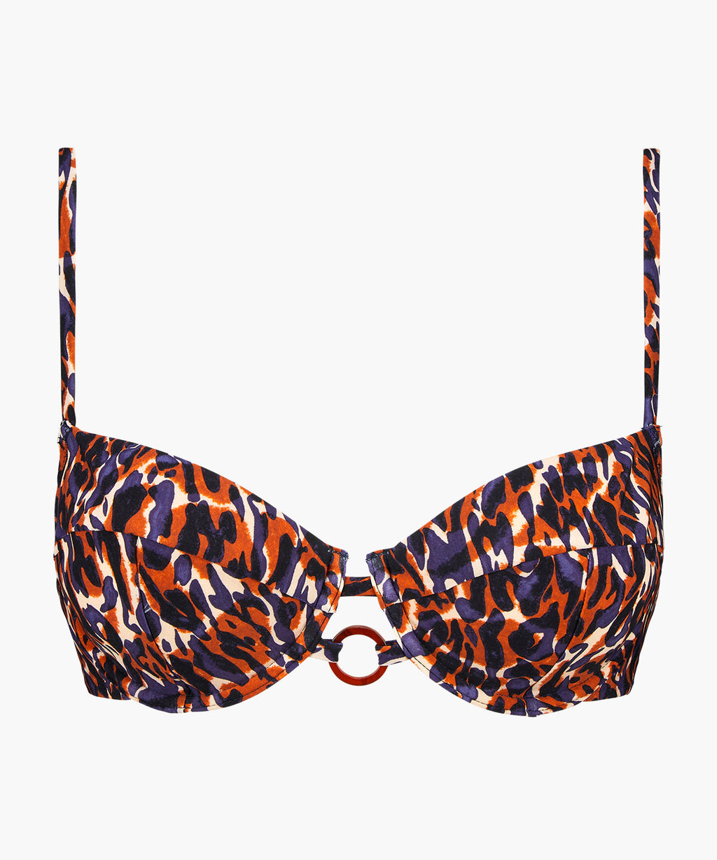 Haut de maillot de bain balconnet Fierce Spirit Wildcat