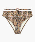 Fierce Spirit Bas de maillot de bain taille haute Serpent