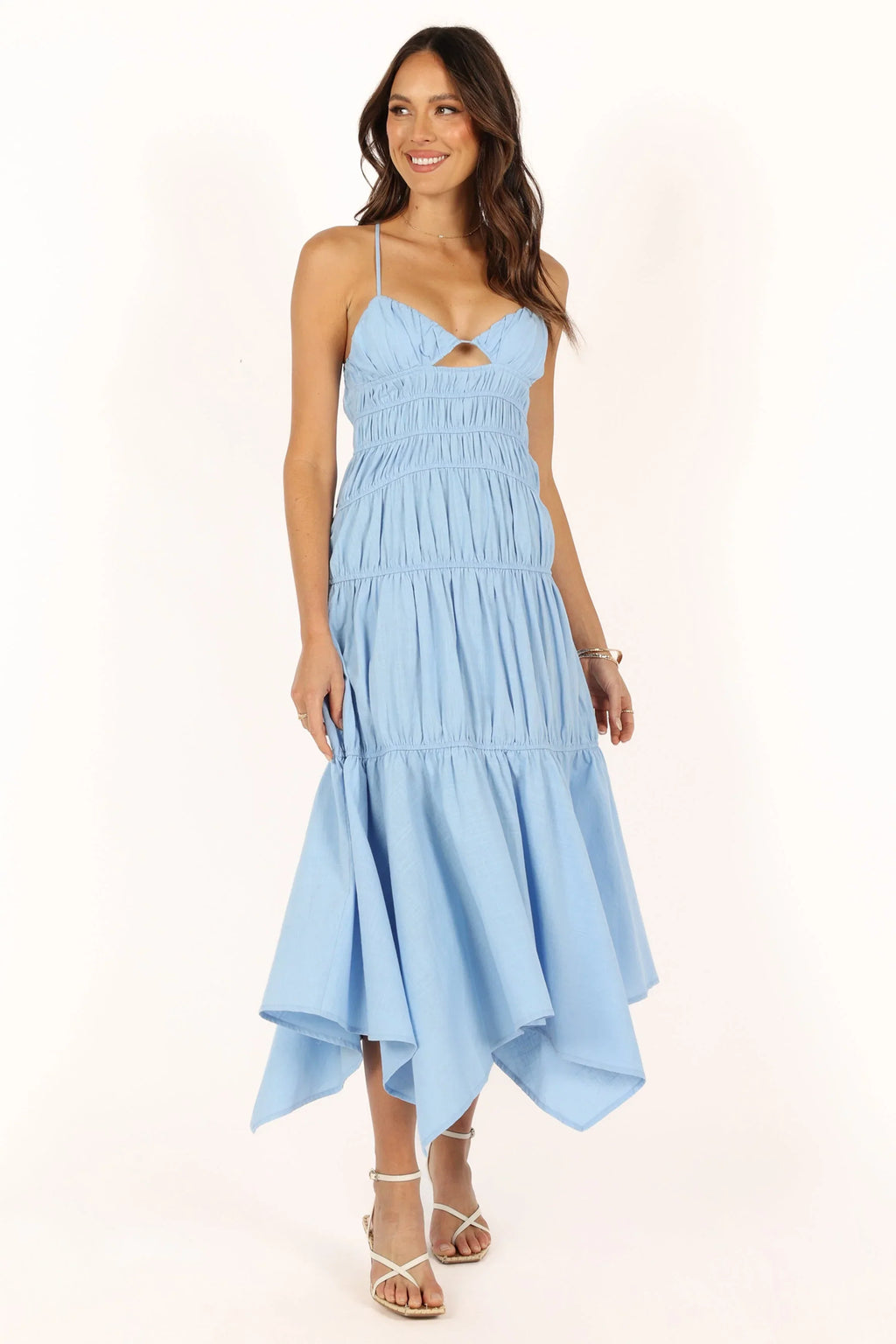 Robe Midi Riley - Bleue