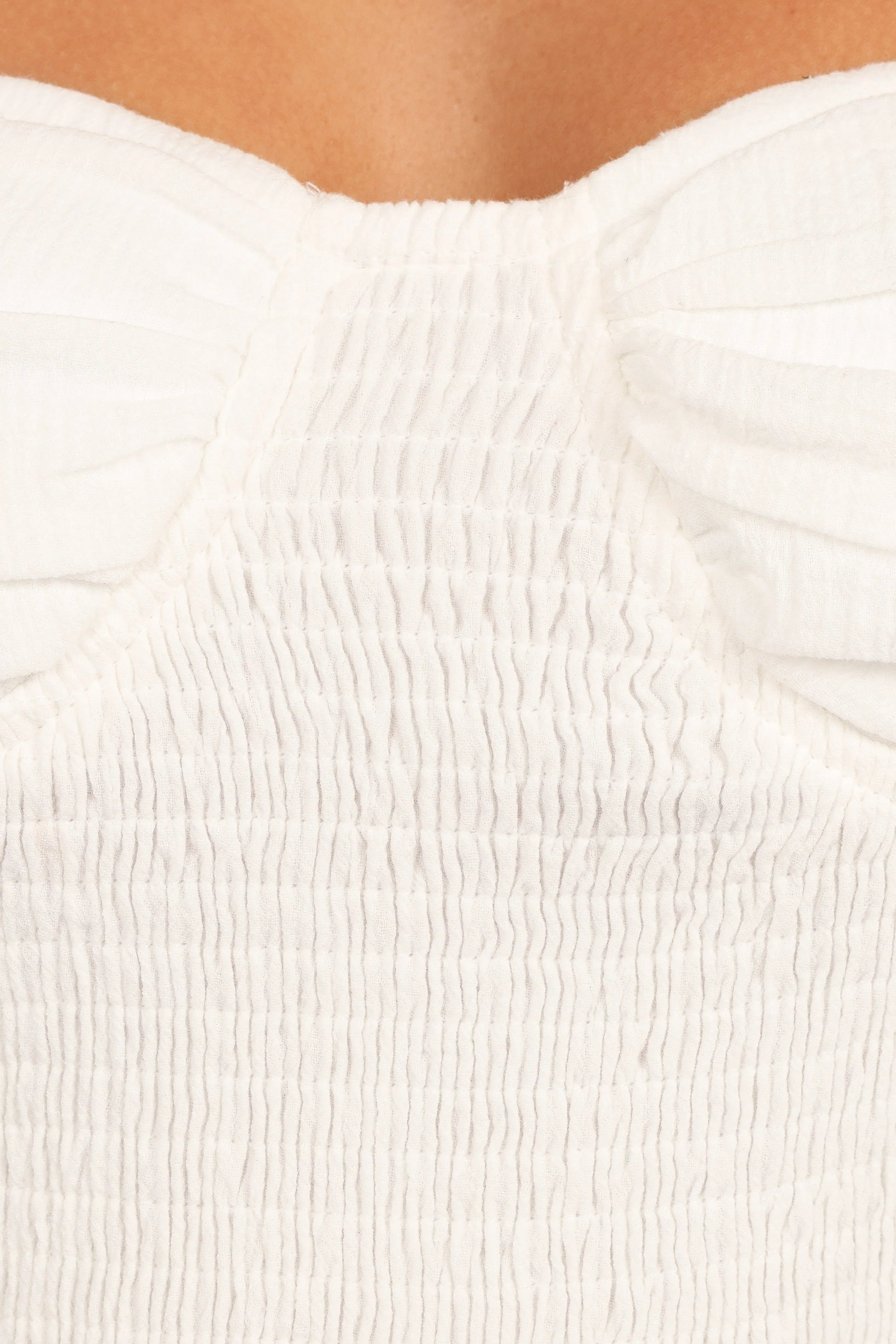 Robe mi-longue Webster – Blanc cassé
