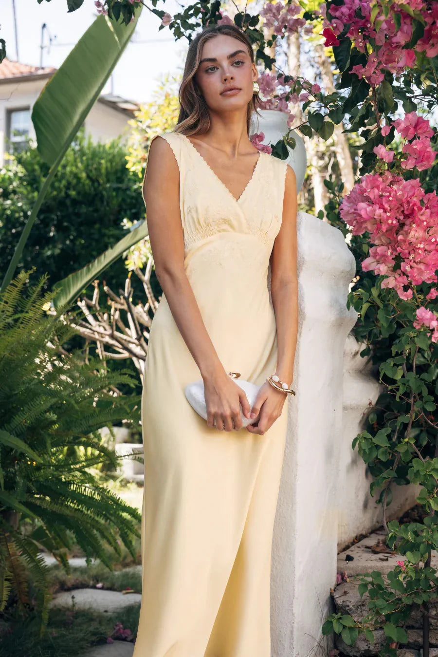 Nicolette Embroidered Maxi Dress