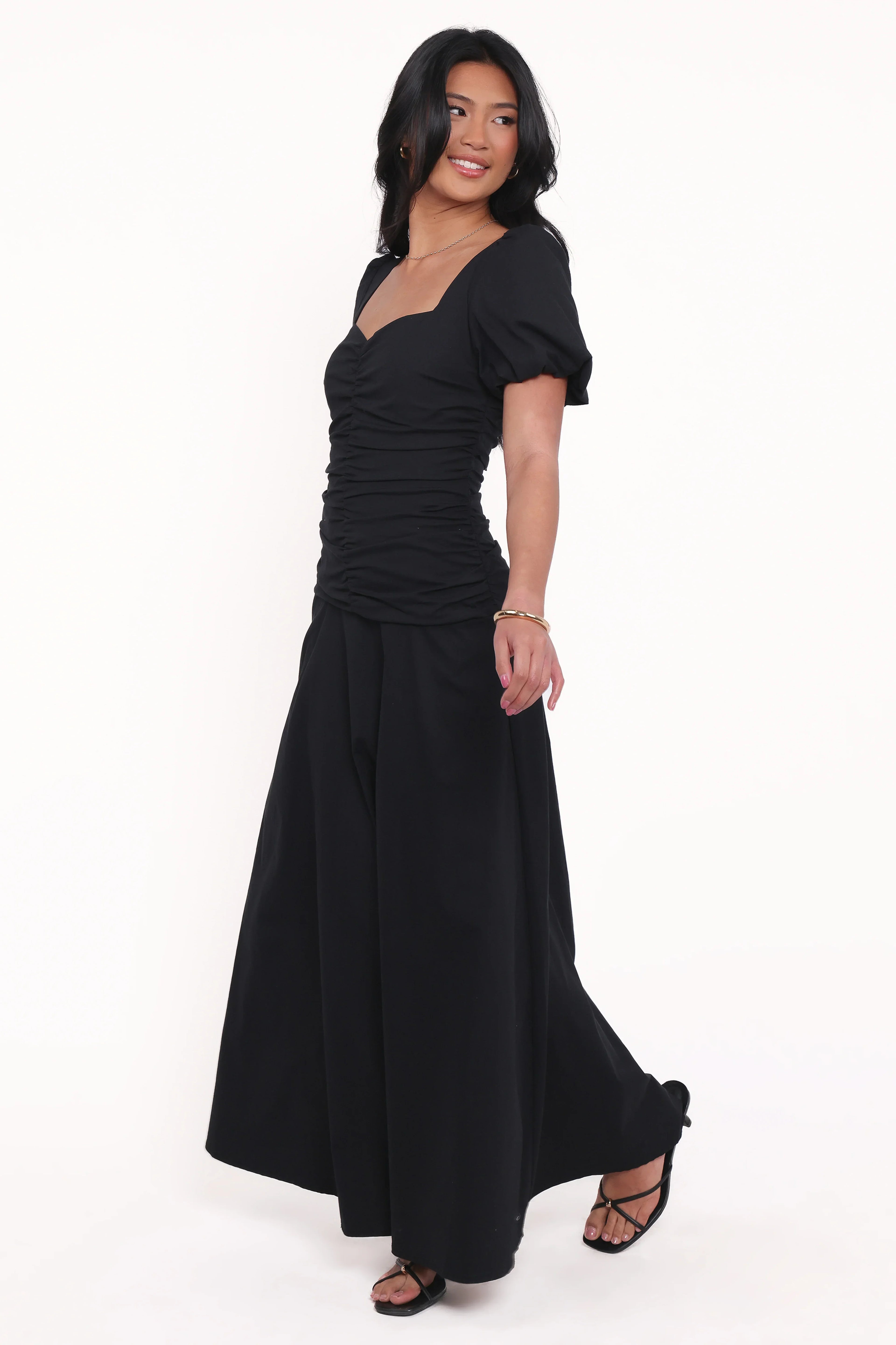 Robe midi Denver - Noir