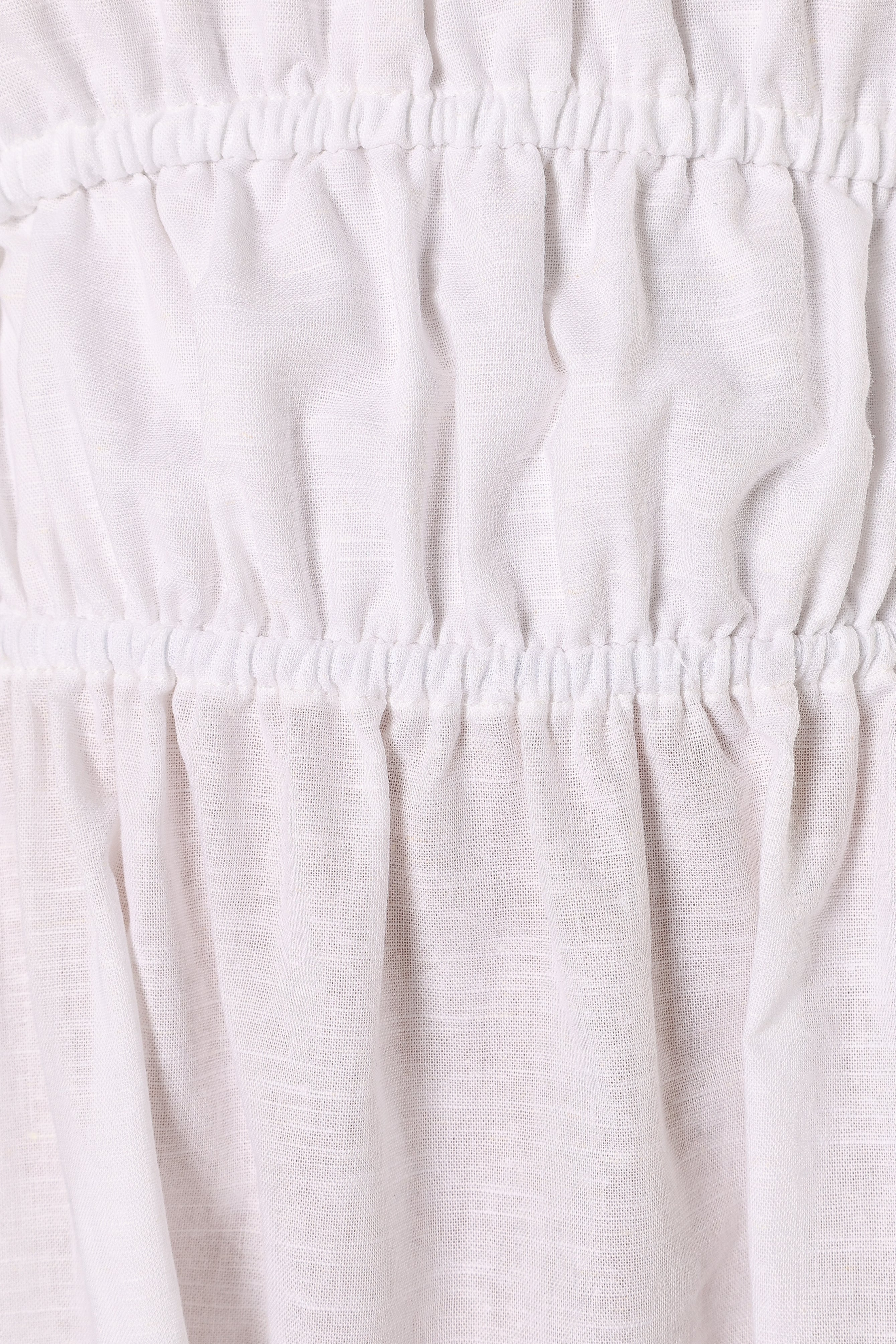 Robe longue épaules dénudées Sofia - Blanc