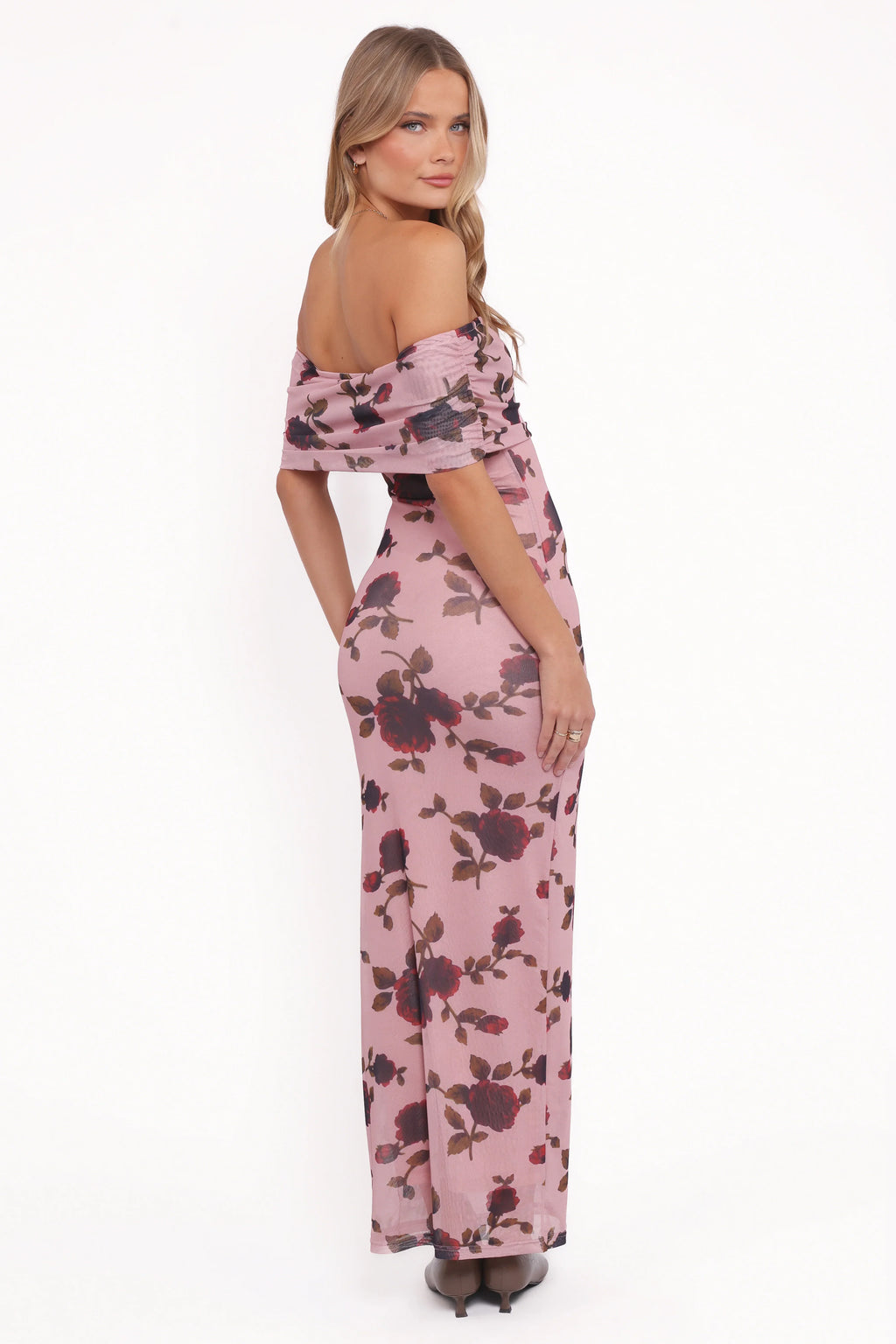 Robe longue Indya - Rose fleuri