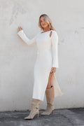 Robe midi Edina - Blanc
