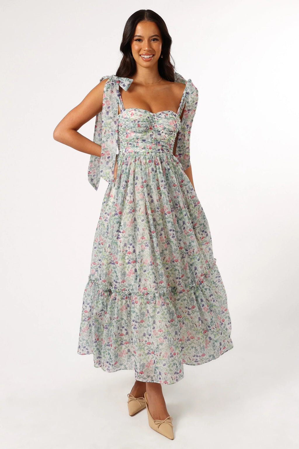 Robe mi-longue Floret - Multicolore