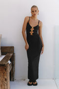 Robe midi Normani - Noir