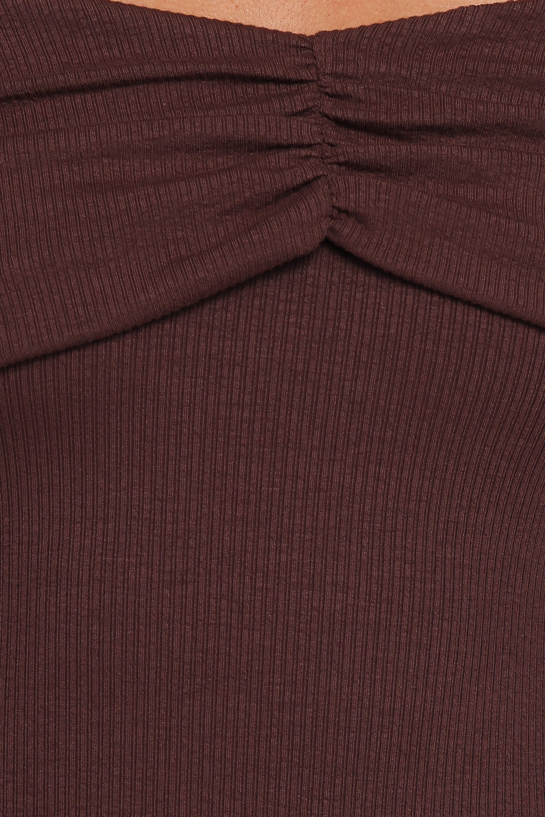 Robe Courte Danica - Marron Chocolat