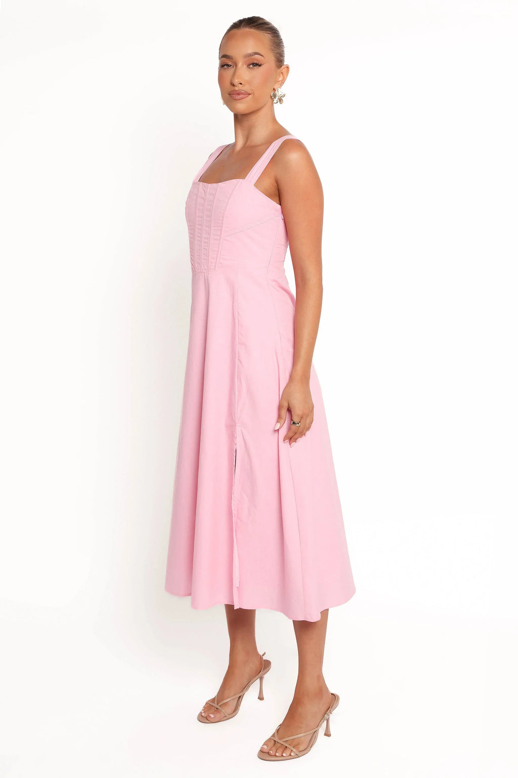 Robe midi Cosima - Rose