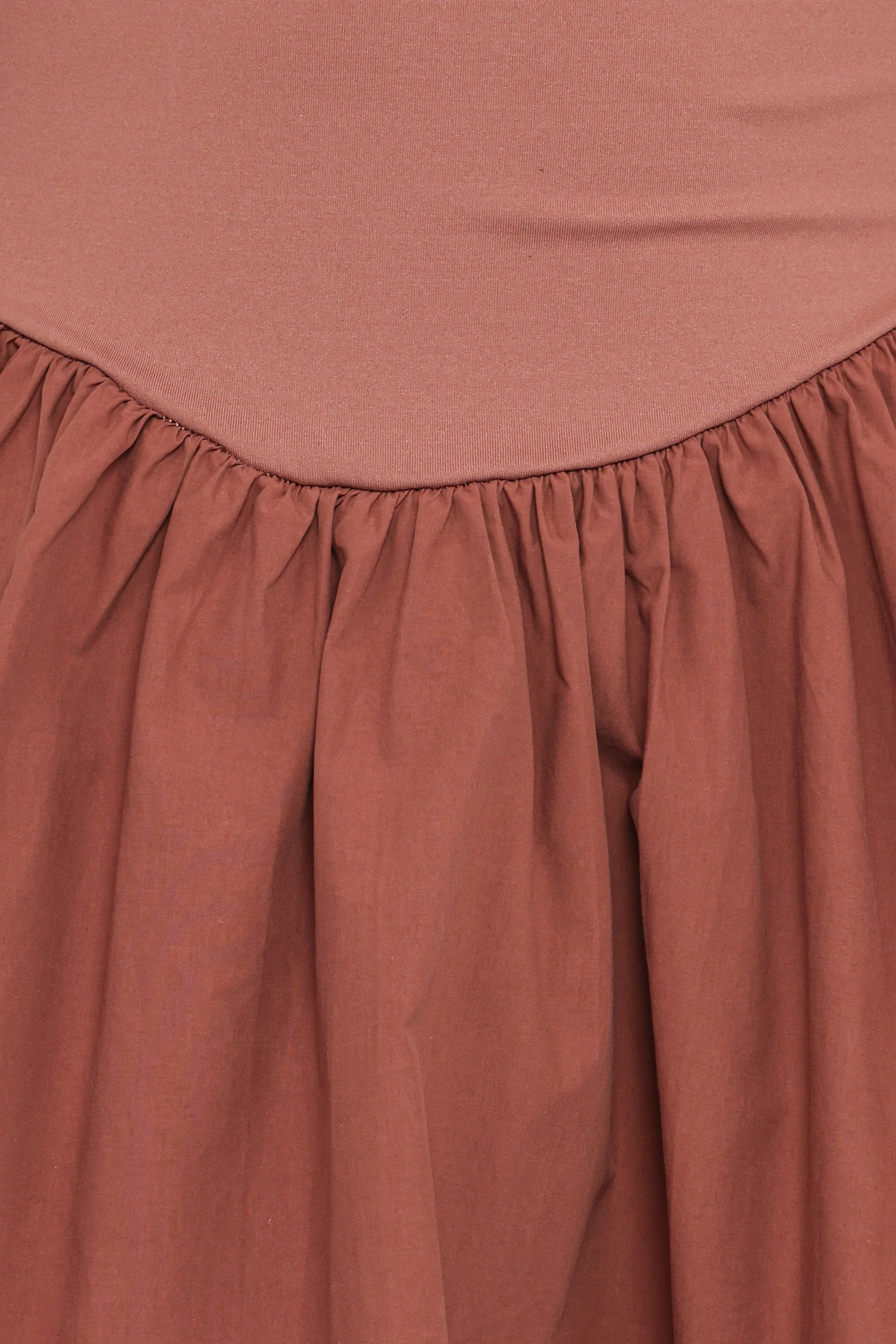 Mini-robe Sheena à manches longues - Mocha