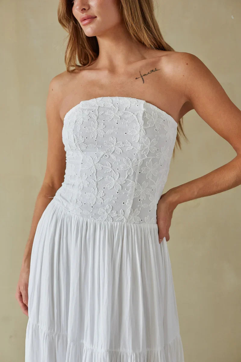 Robe longue à volants Azari