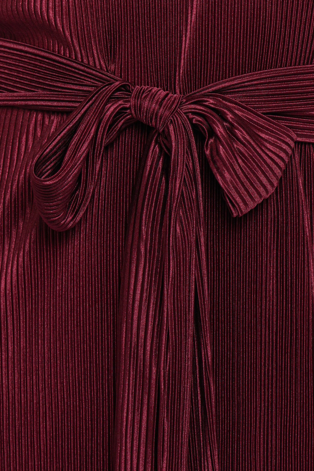Robe plissée courte Joy - Bourgogne