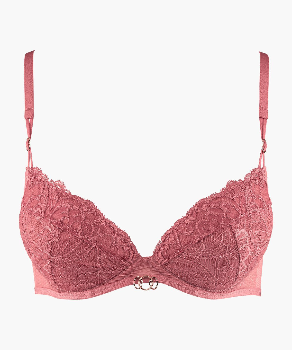 Feeling Myself Soutien-gorge push-up à coussinets Rosewood