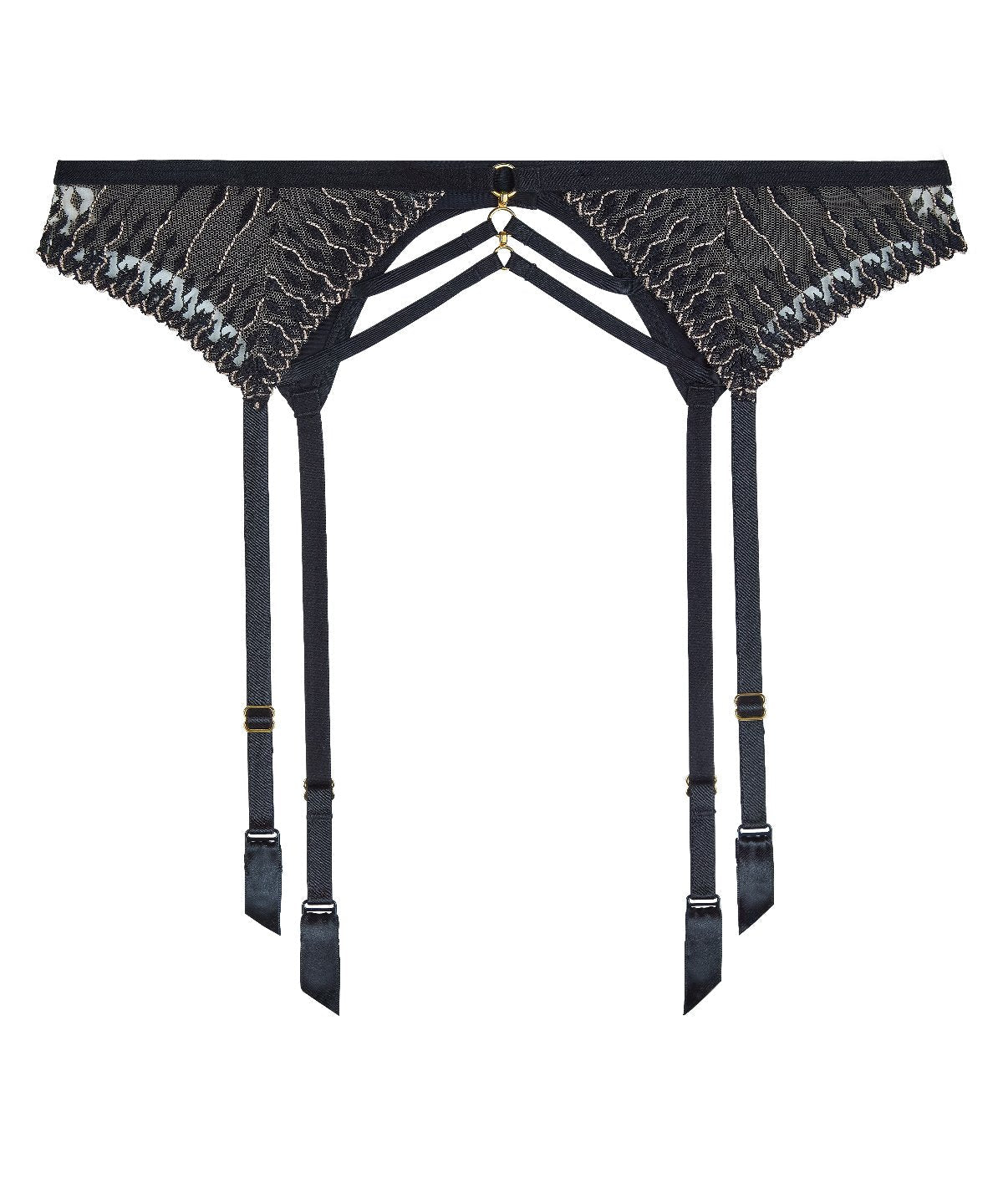 Voodoo Kiss Porte-jarretelles Millenium Black