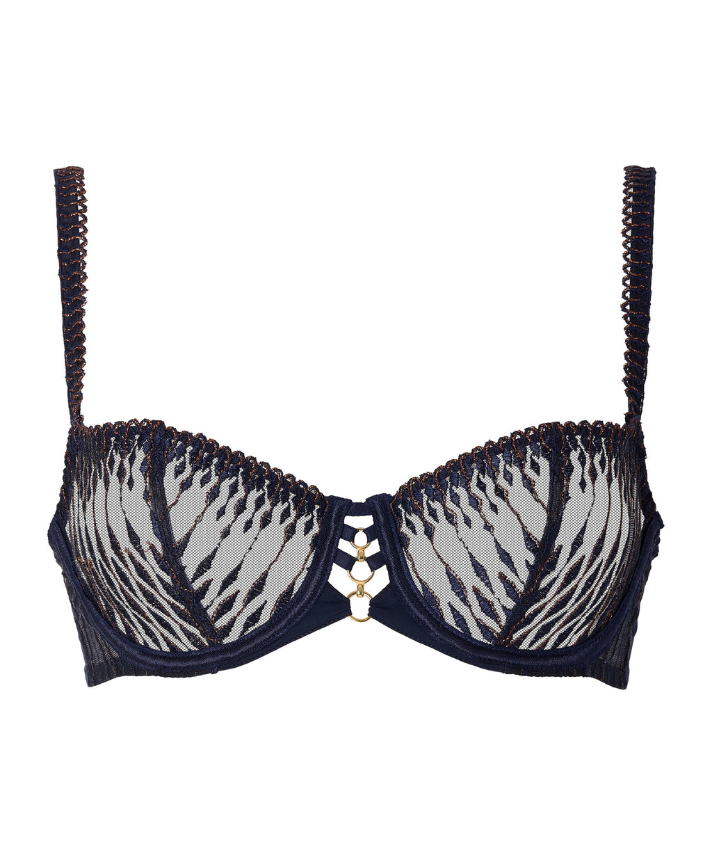 Voodoo Kiss Soutien-gorge Corbeille avec armatures Blue Moon