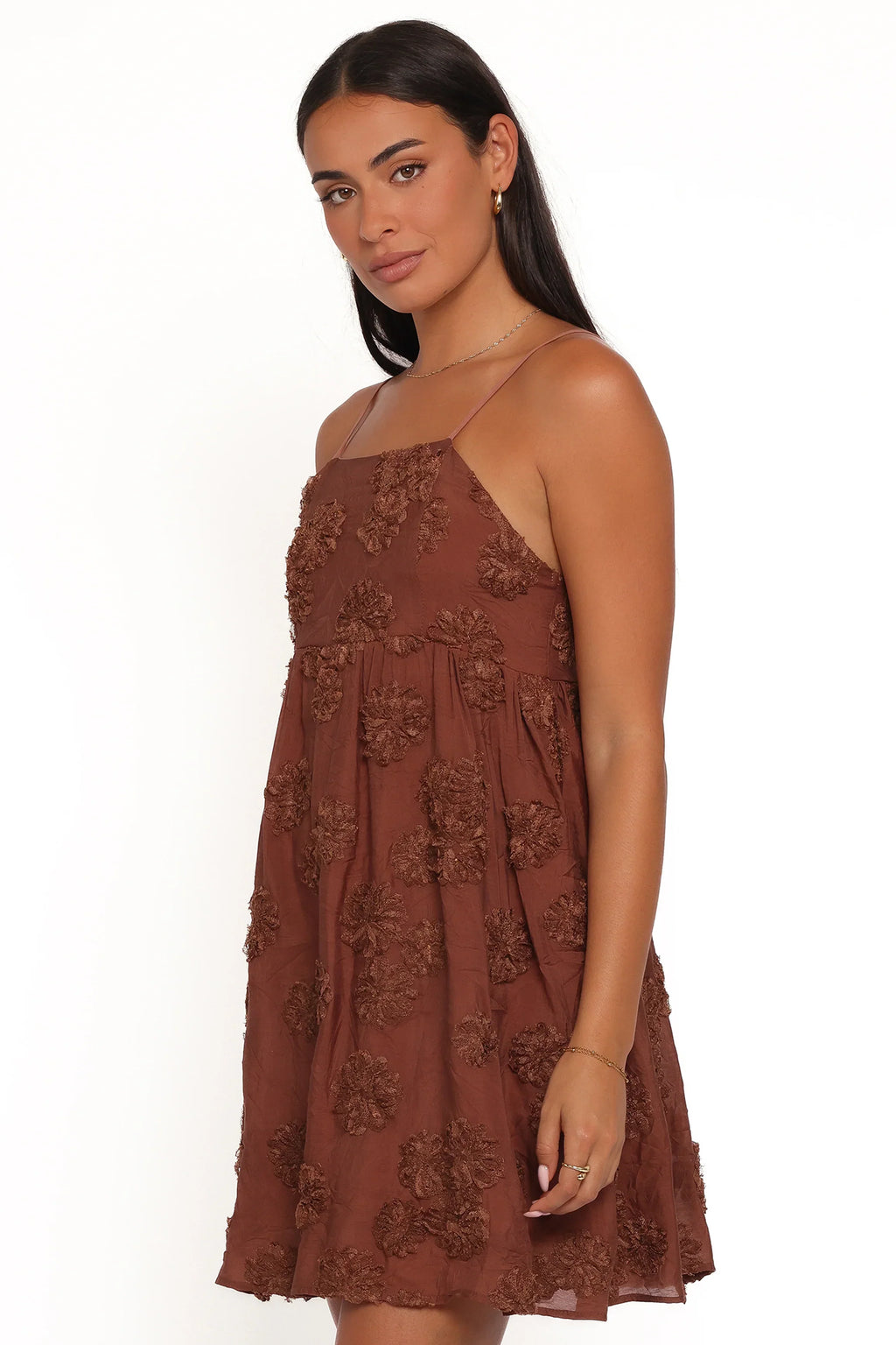 Mini-robe Giana - Marron