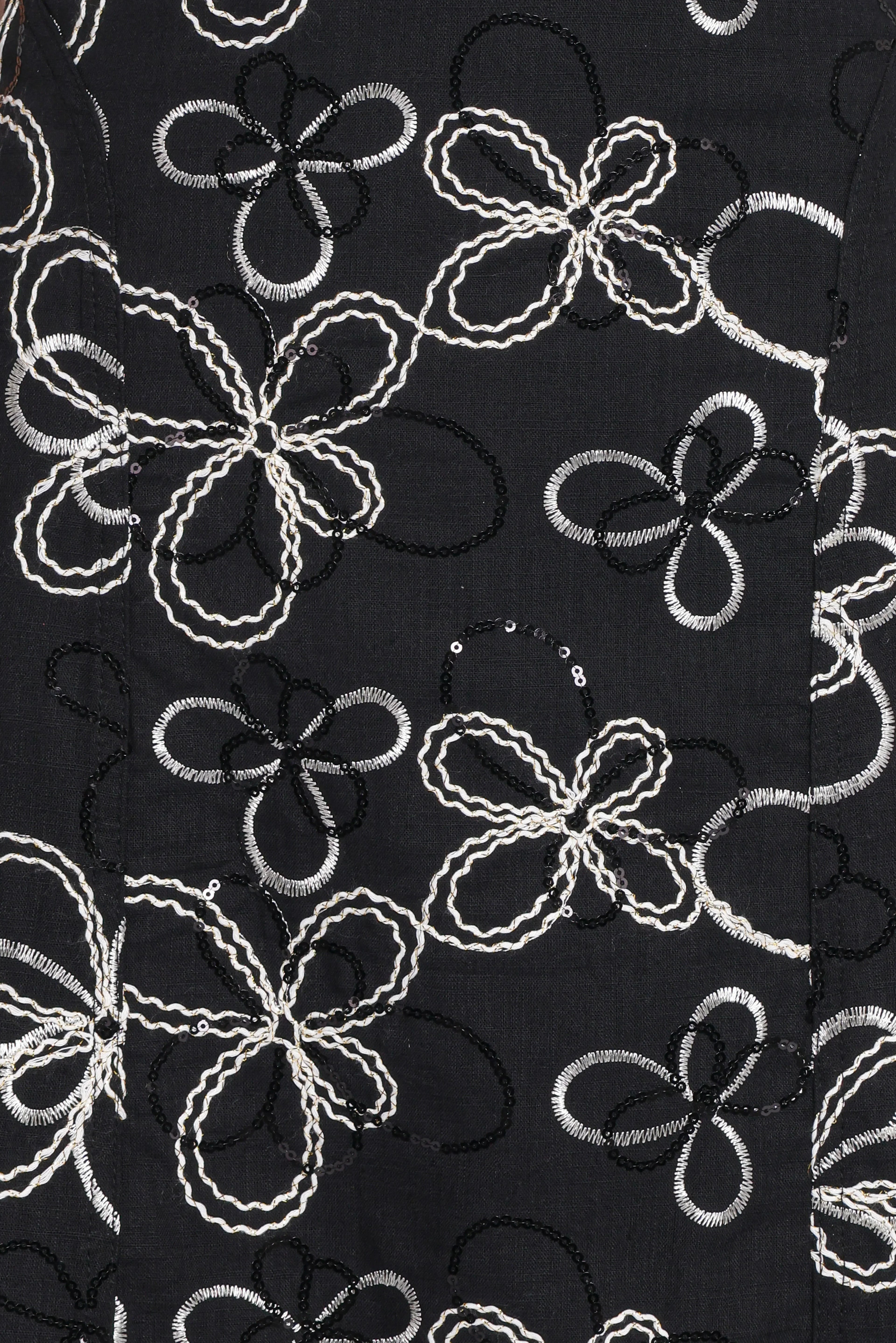 Robe Loven Midi - Noir/Blanc