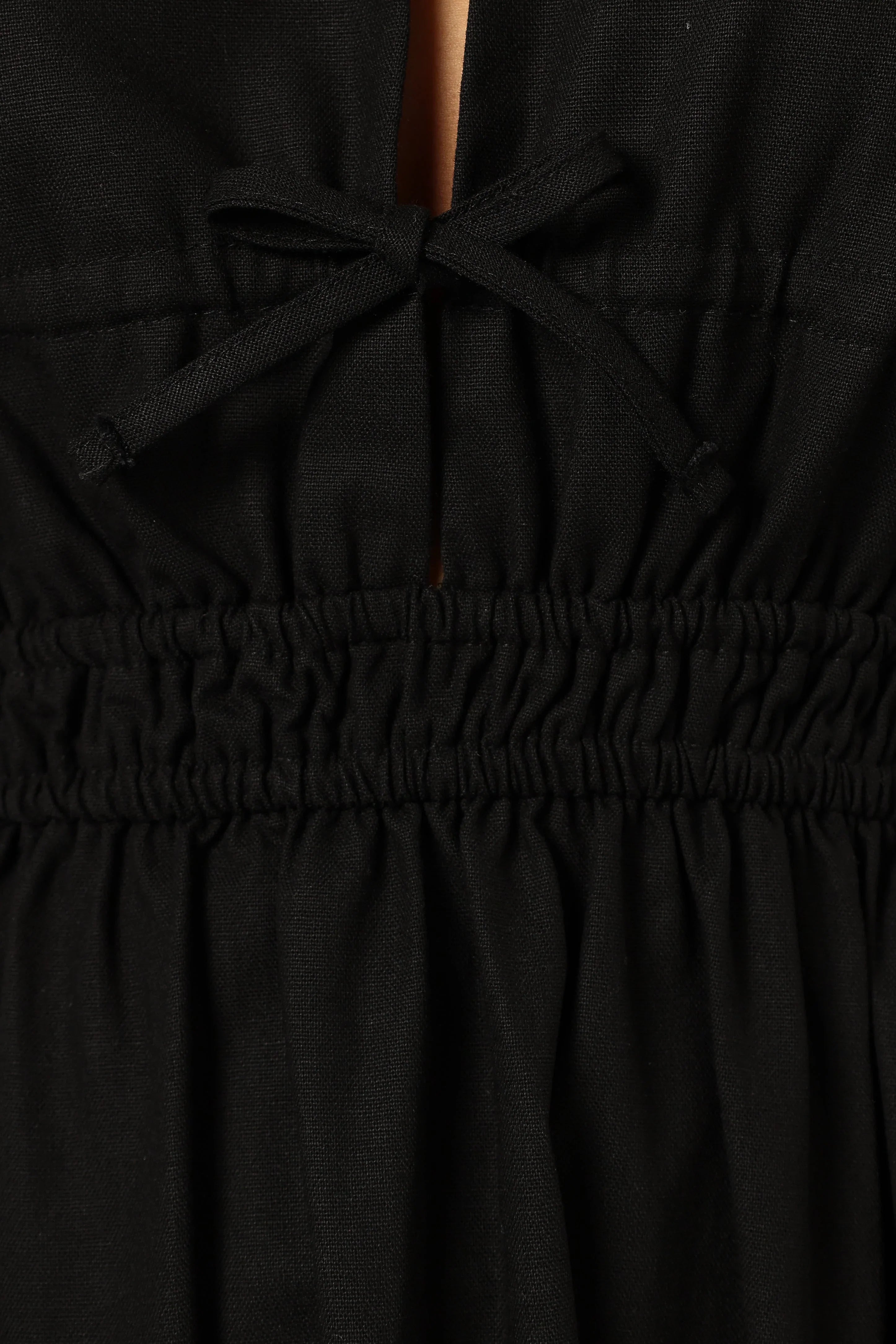 Cece Long Sleeve Maxi Dress - Black