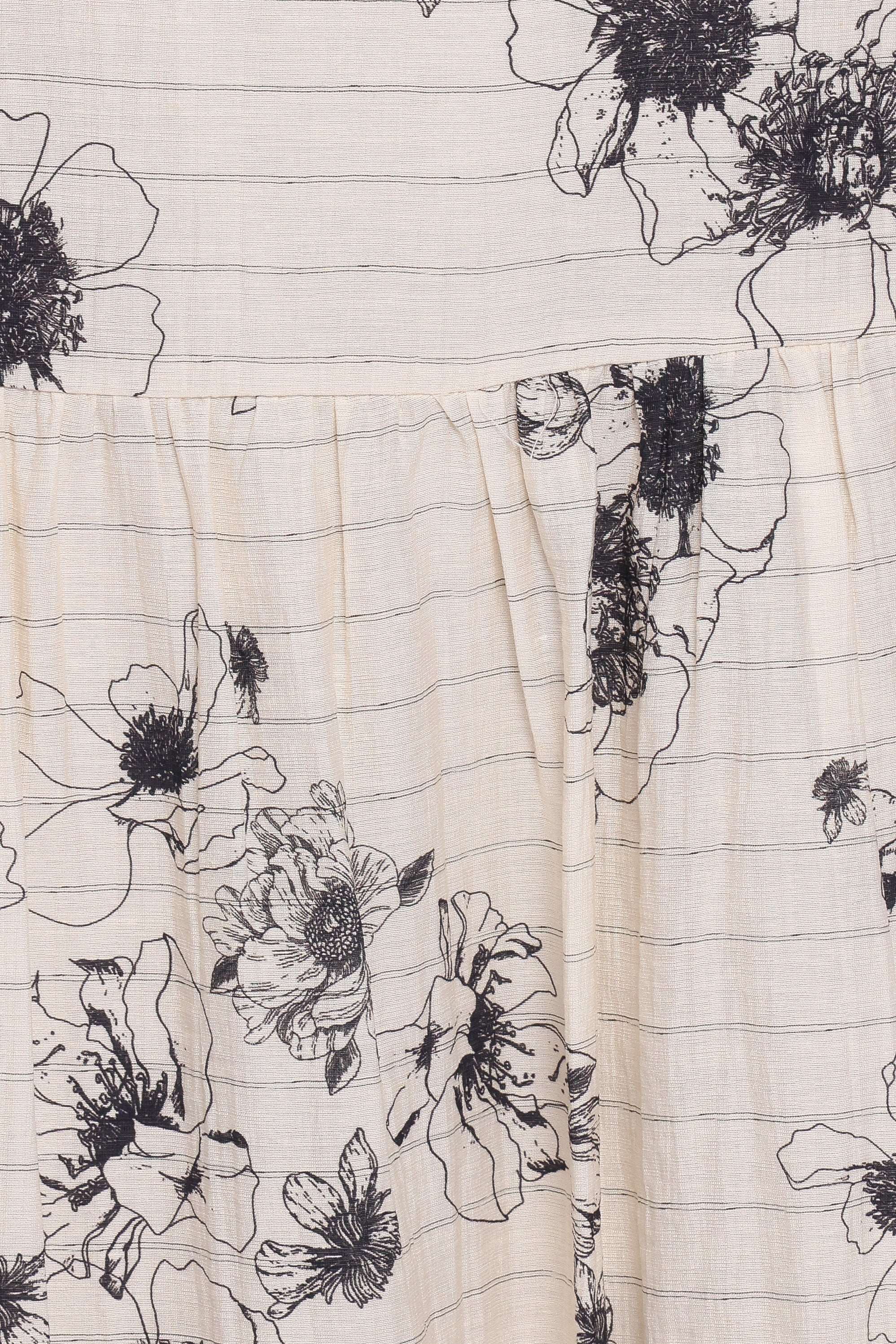 Martine Maxi Dress - Black/Ivory Floral