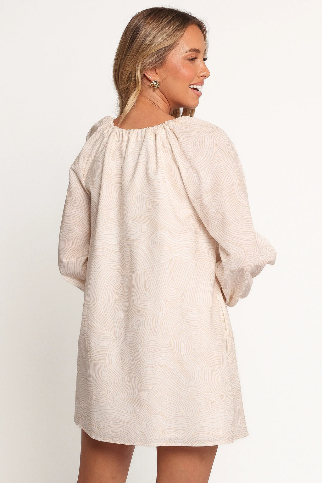 Mini-robe Walker Smock - Tan Swirl