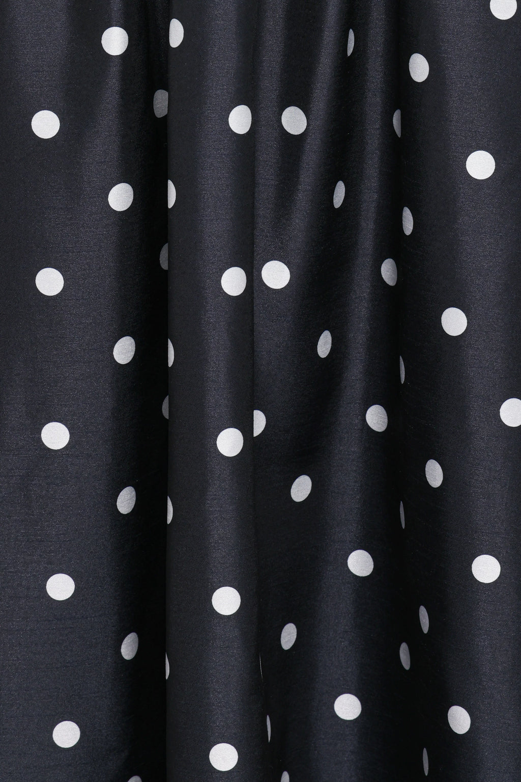 Robe mi-longue sans bretelles Kimbra - À pois noirs