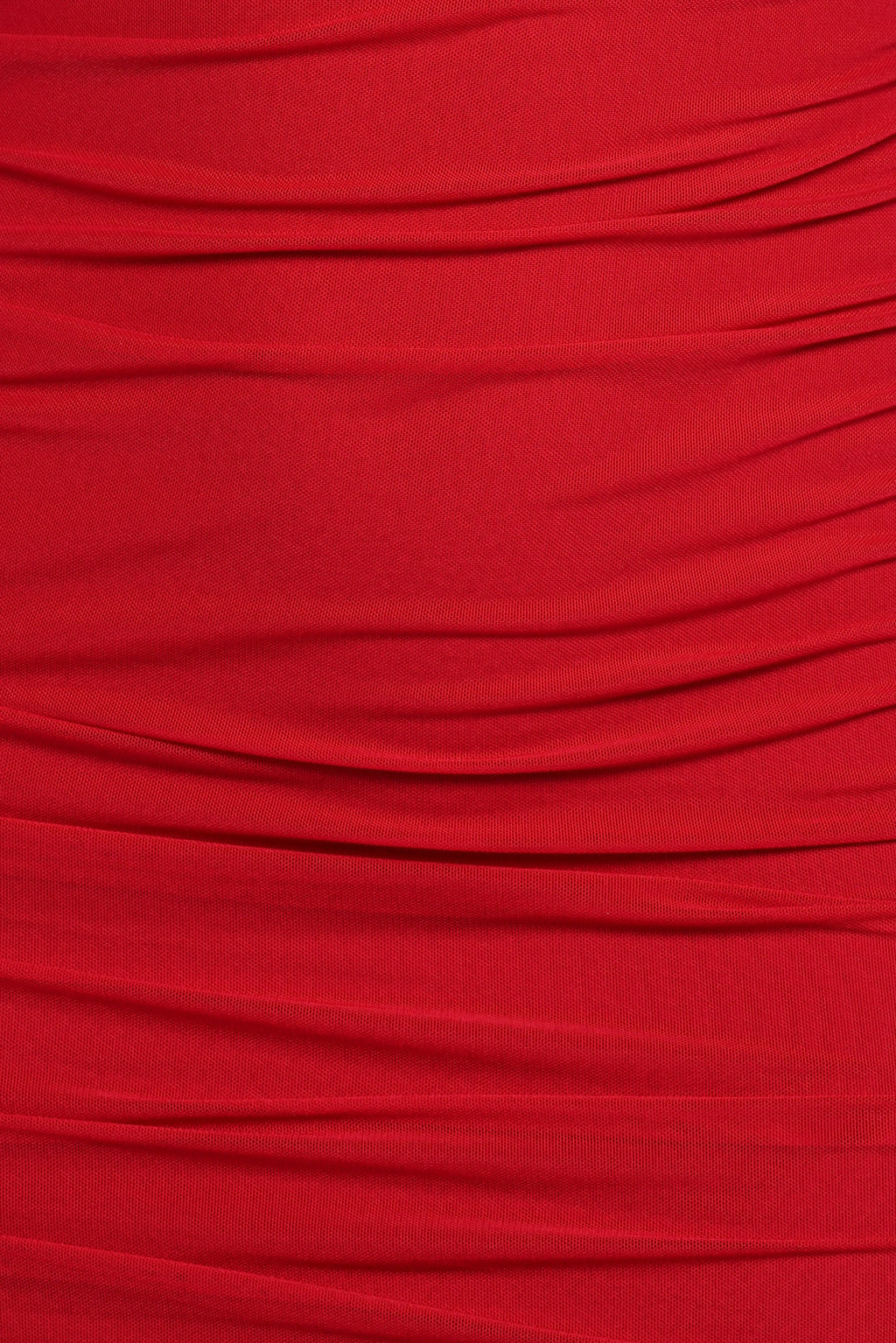 Robe courte à manches longues Austin - Rouge