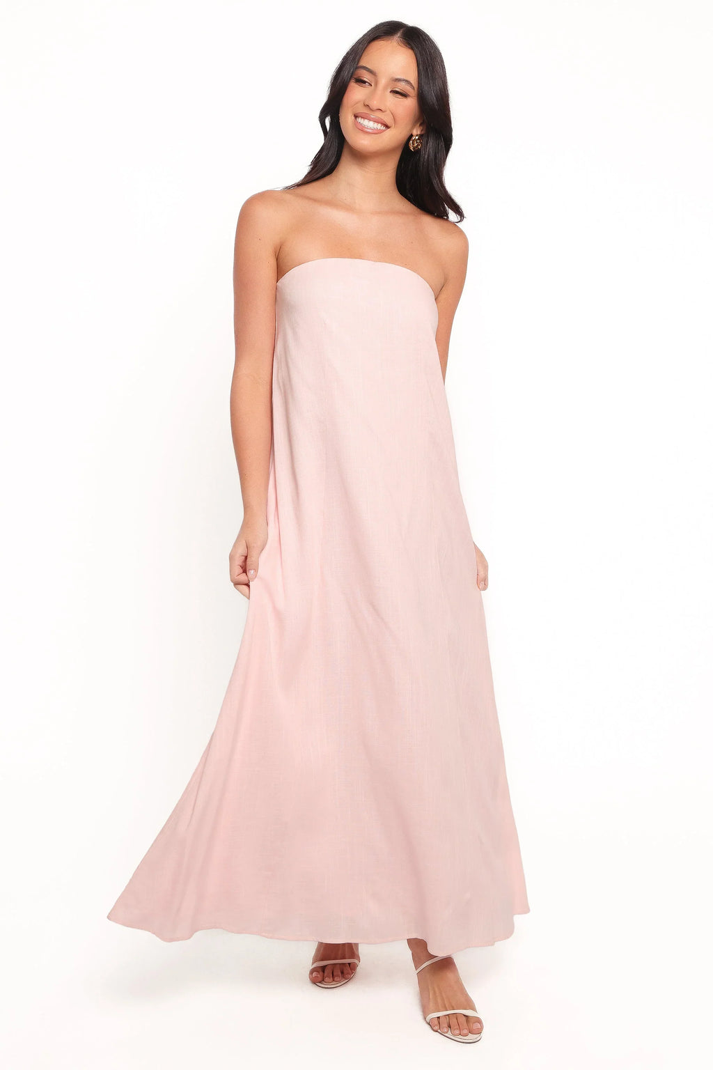 Robe midi sans bretelles Bethany - Rosewater