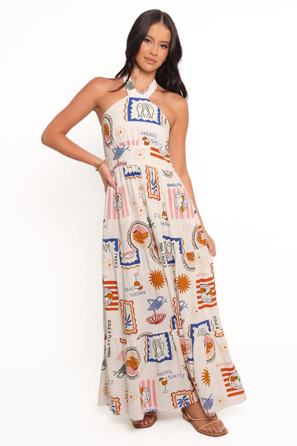 Robe longue Jelena - Oasis océanique