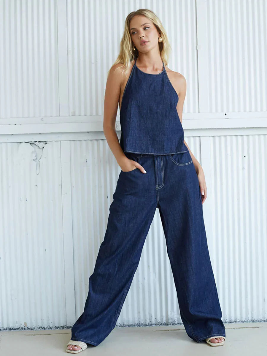 Pantalon ample noué June
