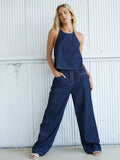 Pantalon ample noué June